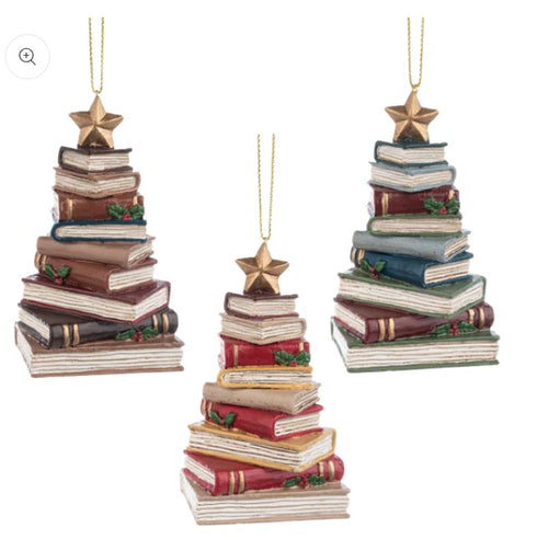 STORYBOOK TREE ORNAMENT - (1 ITEM – RANDOM COLOR)