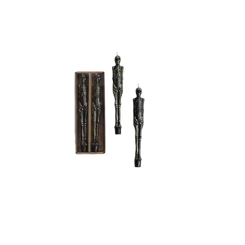 SKELETON TAPER CANDLE SET