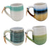 RIBBED STONEWARE MUG 16OZ