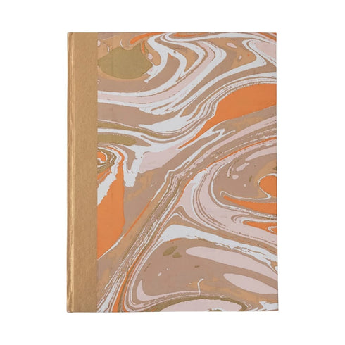 RECYCLED PAPER MARBLED JOURNAL
