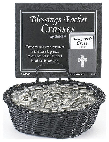 BLESSING POCKET CROSS CHARM