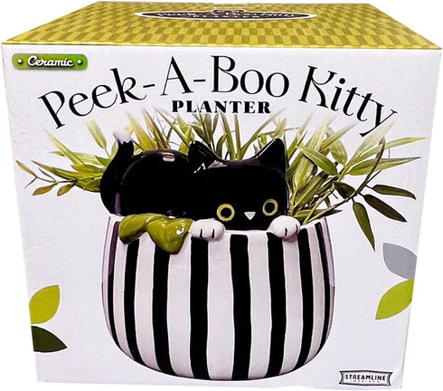 PEEK A BOO KITTY PLANTER