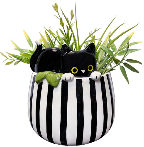 PEEK A BOO KITTY PLANTER