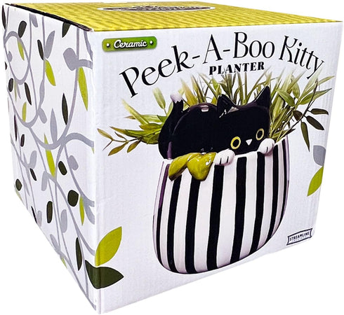 PEEK A BOO KITTY PLANTER