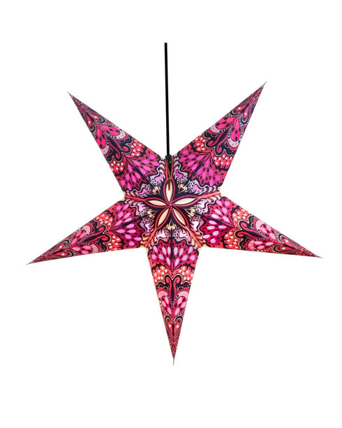 PAPER STAR LANTERN INDIA PURPL