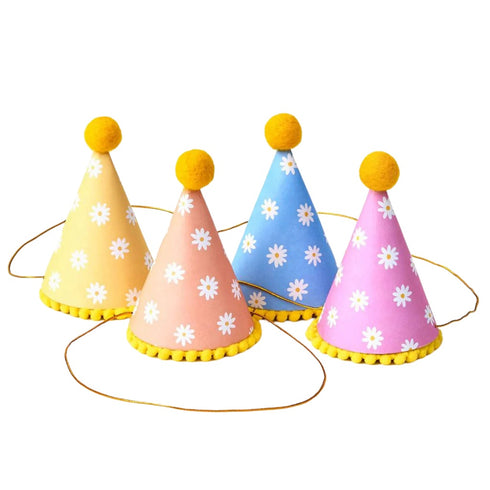 DAISY PARTY HATS