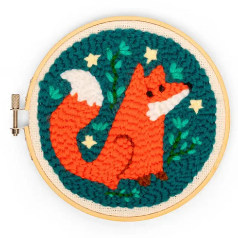 PUNCH NEEDLE KIT FOX