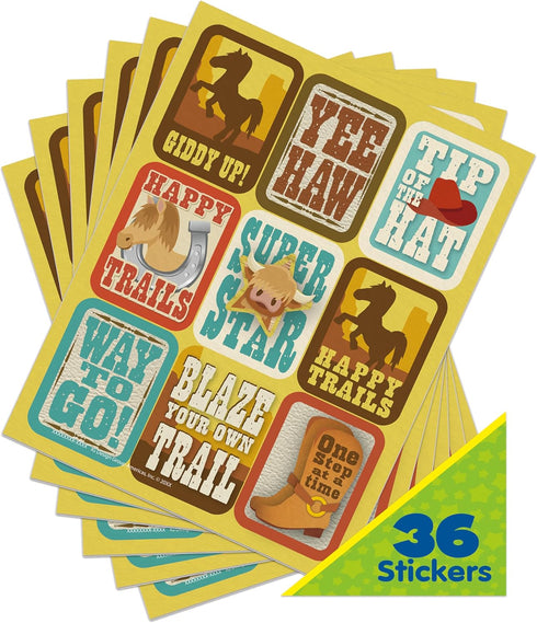 WILD WEST GIANT STICKERS