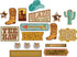 WILD WEST BULLETIN BOARD SET