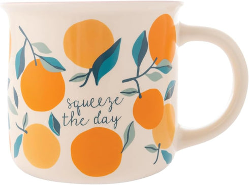 MUG SQUEEZE THE DAY ORANGE
