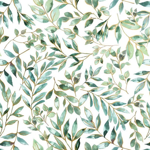 ROLL WRAP ELEGANT LEAVES - 5' X 30"