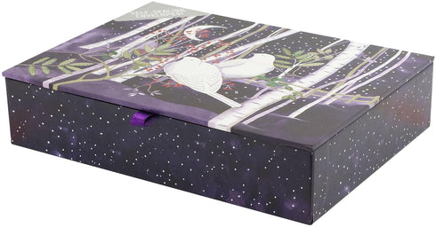 XMAS CARDS DOVES BIRCHES