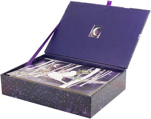 XMAS CARDS DOVES BIRCHES