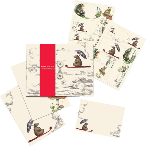 WRITING SET BEAR CLOUDS