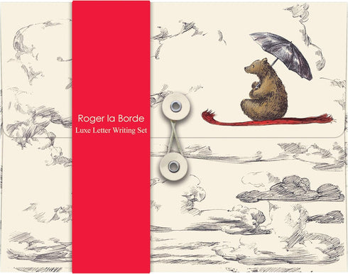 WRITING SET BEAR CLOUDS