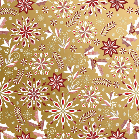 MERRIMENT GOLD ROLL WRAP