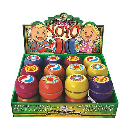 YO YO WOODEN - (1 ITEM – RANDOM COLOR)