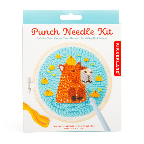 CAPYBARA PUNCH NEEDLE KIT