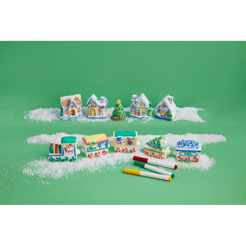 XMAS VILLAGE COLOR ME SET