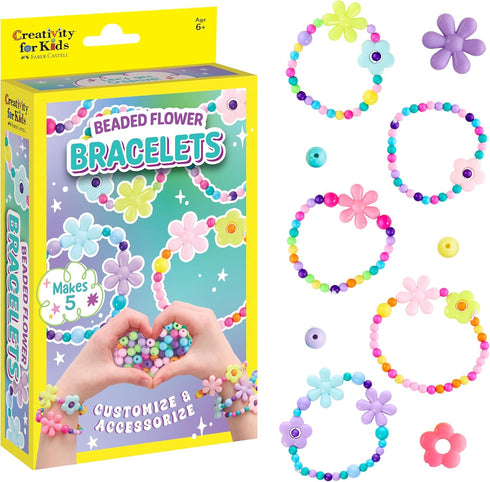 BEADED FLOWER BRACELETS KIT
