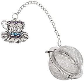 TEA INFUSER WITH TEACUP CHARM