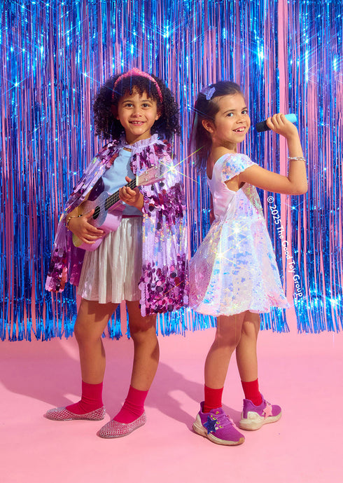 PURPLE PAILETTE CAPE