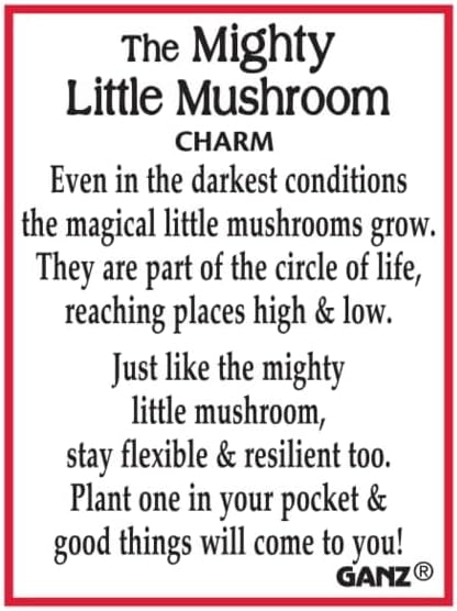 MIGHTY LITTLE MUSHROOM CHARM
