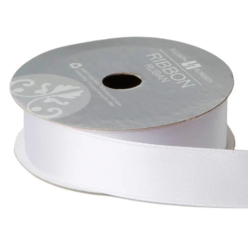 SATIN 1" RIBBON WHITE