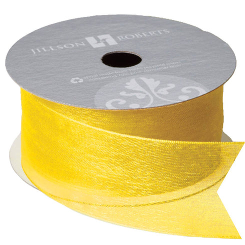 SHEER 1 1/2" RIBBON YELLOW