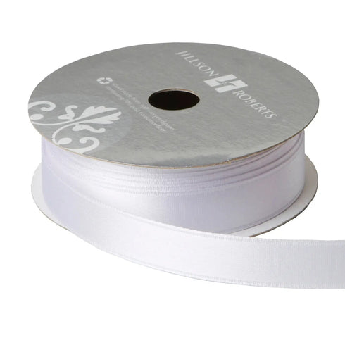 SATIN 5/8" RIBBON WHITE
