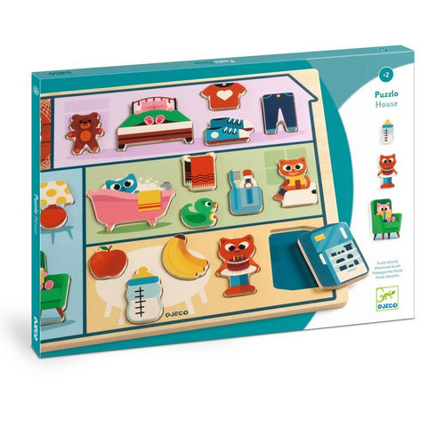 Wooden Puzzle House