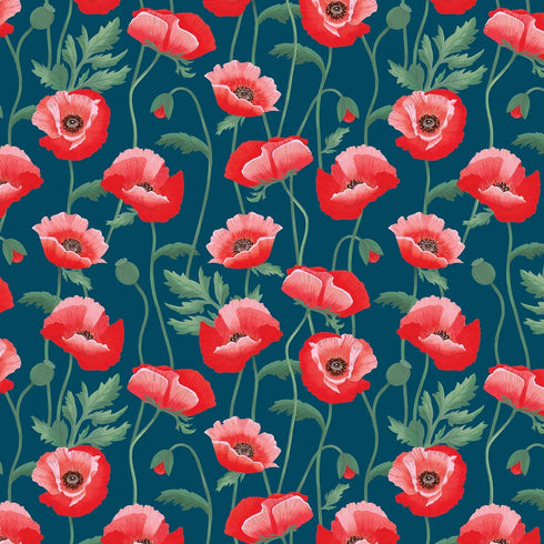 PRETTY POPPIES ROLL WRAP