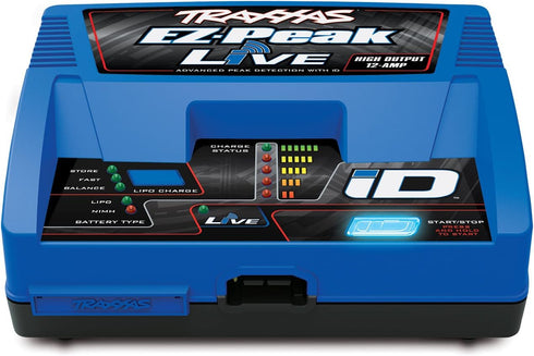 TRAXXAS 2971 EZ-PEAK LIVE 12-AMP NIMH/LIPO FAST CHARGER WITH ID TECHNOLOGY