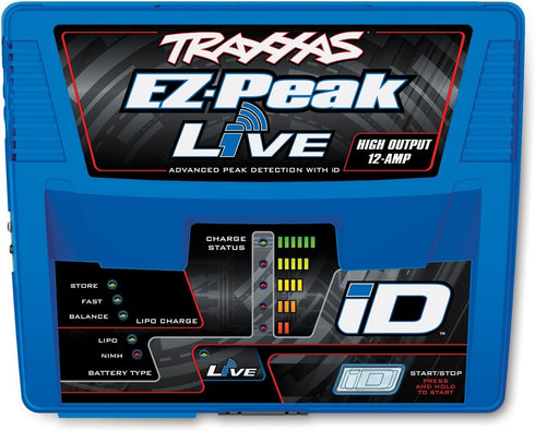 TRAXXAS 2971 EZ-PEAK LIVE 12-AMP NIMH/LIPO FAST CHARGER WITH ID TECHNOLOGY
