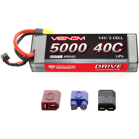 BATT VENOM 5000MAH 40C 7.4V BATTERY