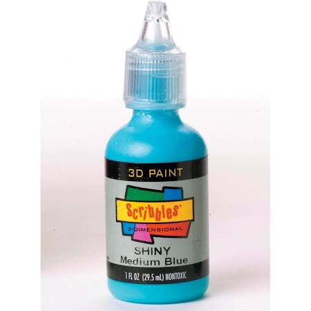 FP SCRIBBLES MEDIUM BLUE FABRIC PAINT