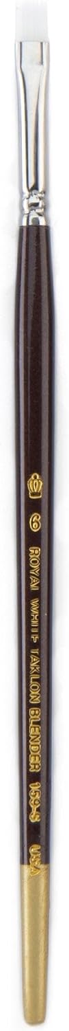 ROYAL WHITE TAKLON SHORT SHADE PAINT BRUSH