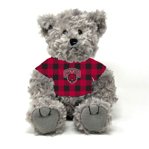 10" GRAY CWU BEAR PLAID TEE