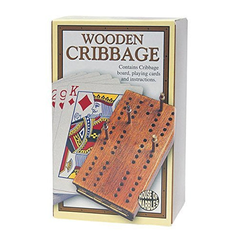 CRIBBAGE FOLDING WOODEN