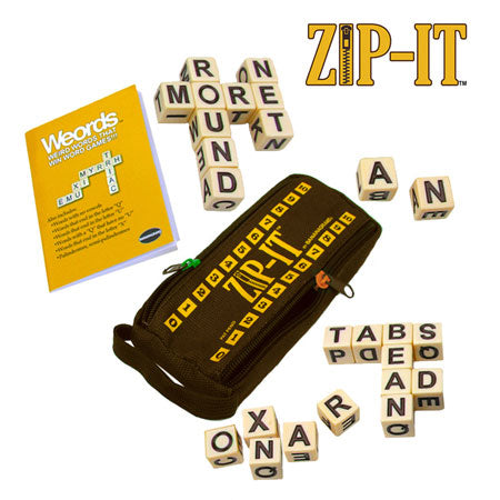 Bananagrams Zip-it 20 Second Crossword Race Word Game Travel Pouch 0094922353498