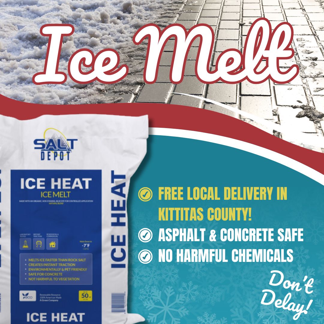 Ice Melt 50# Bag - Pet, Sidewalk & Plant Safe! - Kittitas County Orders Only 026-486_b83826b7-6762-4294-b853-5ce8f68b454a