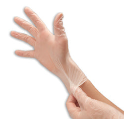 Glove Lg Vinyl Powder Free Clear Large 030-786