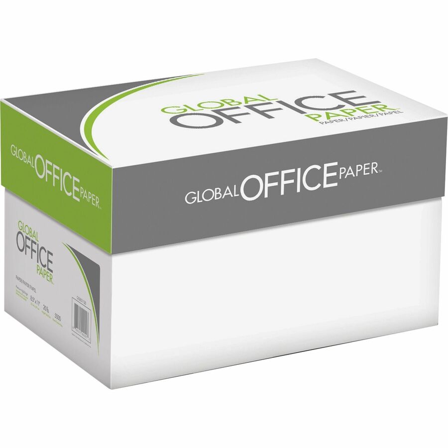 CASE OF GLOBAL OFFICE PREMIUM MULTIPURPOSE PAPER, LETTER - 20 lb (10 REAMS) 033-735_1_3c21a180-7c28-4bc8-a73b-7ca1c31dfa31