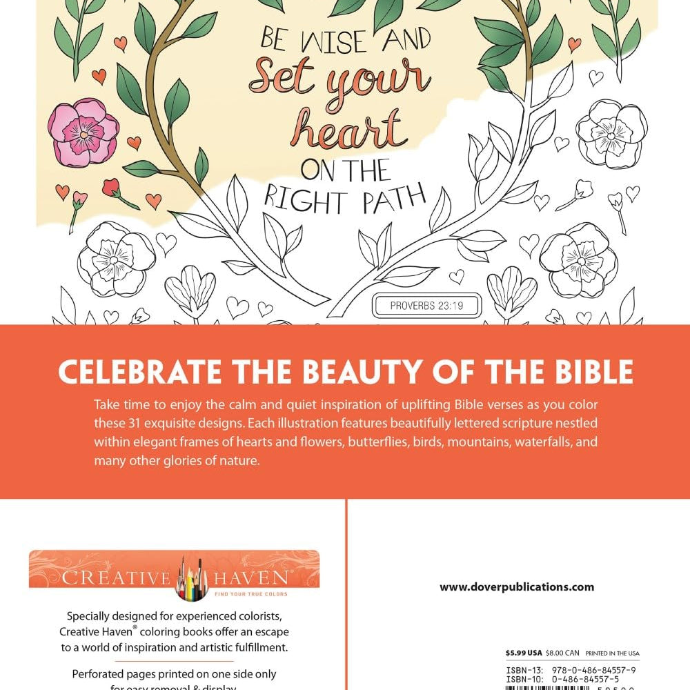 Creative Haven Beautiful Blessings Coloring Book by Mazurkiewicz. Jessica 20 0486845575_1
