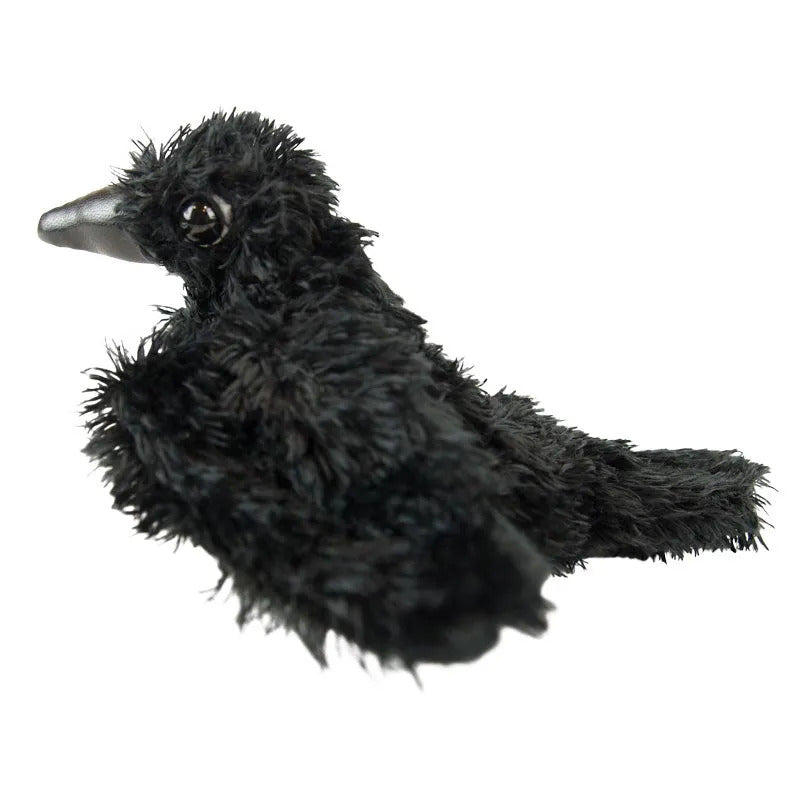 Mini Raven Finger Puppet from Folkmanis 80 0638348026989_1