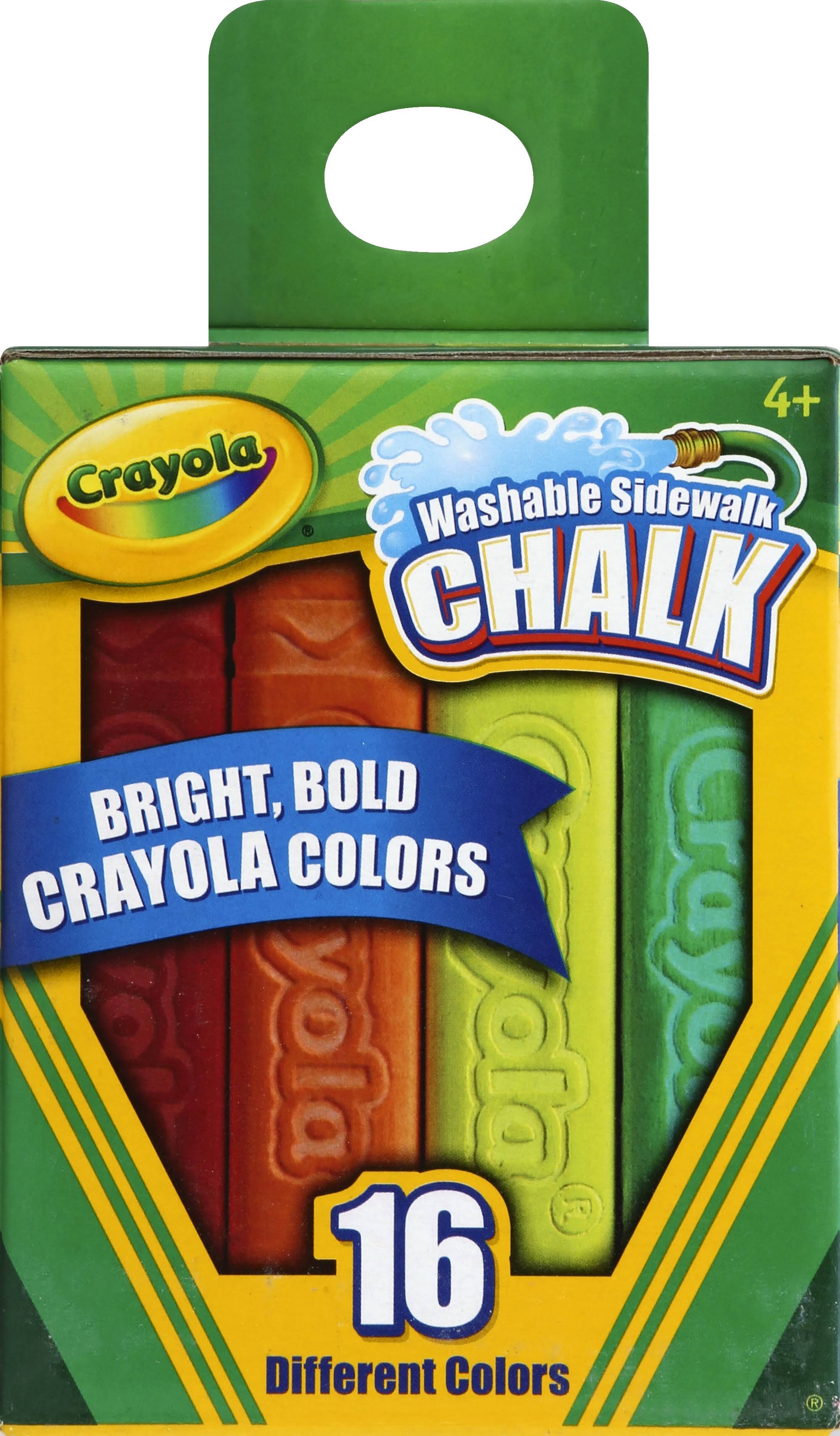 16 Pc Sidewalk Chalk 071662612160