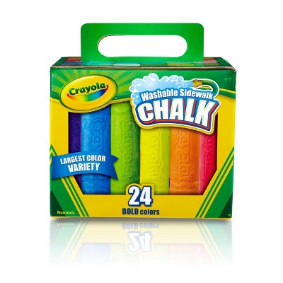 24 Pc Sidewalk Chalk 071662612245