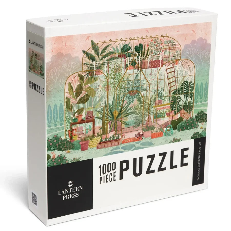 Verdant Greenhouse 1000 Piece Jigsaw Puzzle from Lantern Press 20 0744252971137