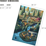 Camping Enjoyment 1000 Piece Jigsaw Puzzle from Lantern Press 20 0744252996765_3