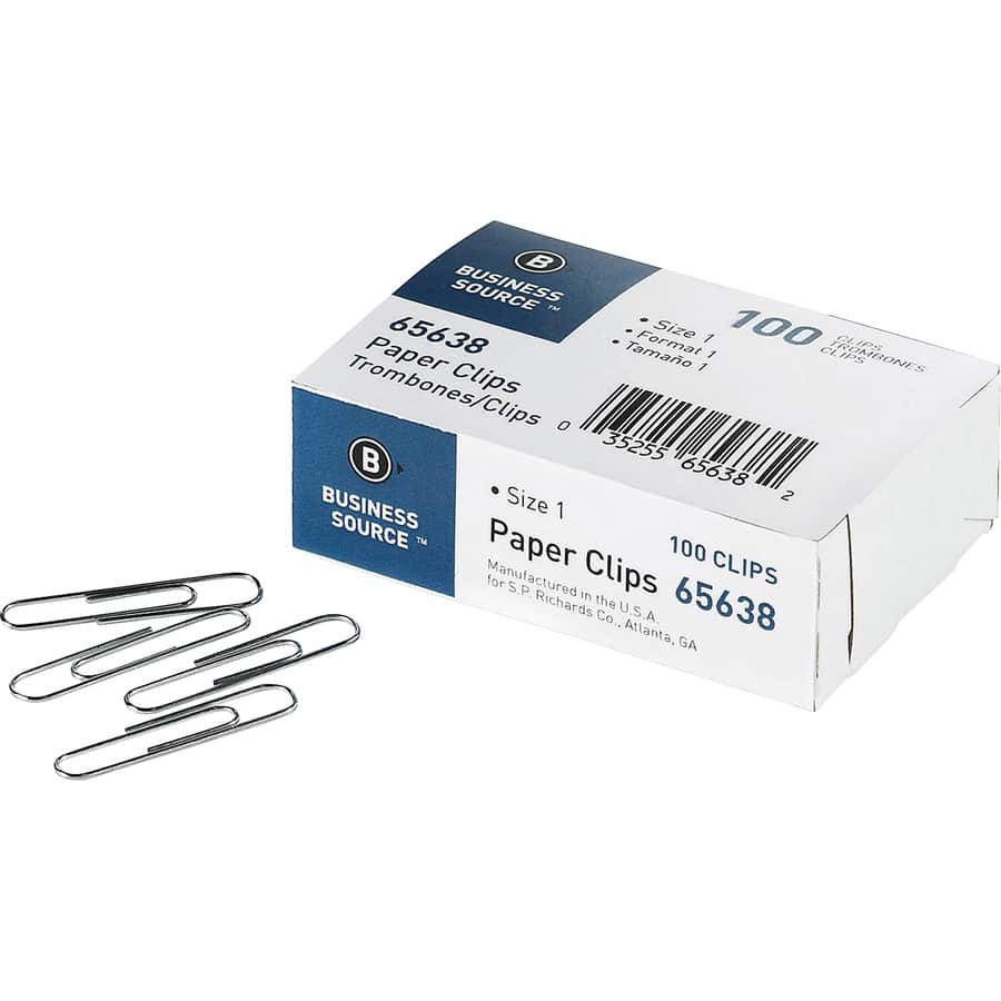 CLIP,PAPER,#1,REGULAR,100CT 40 104-748